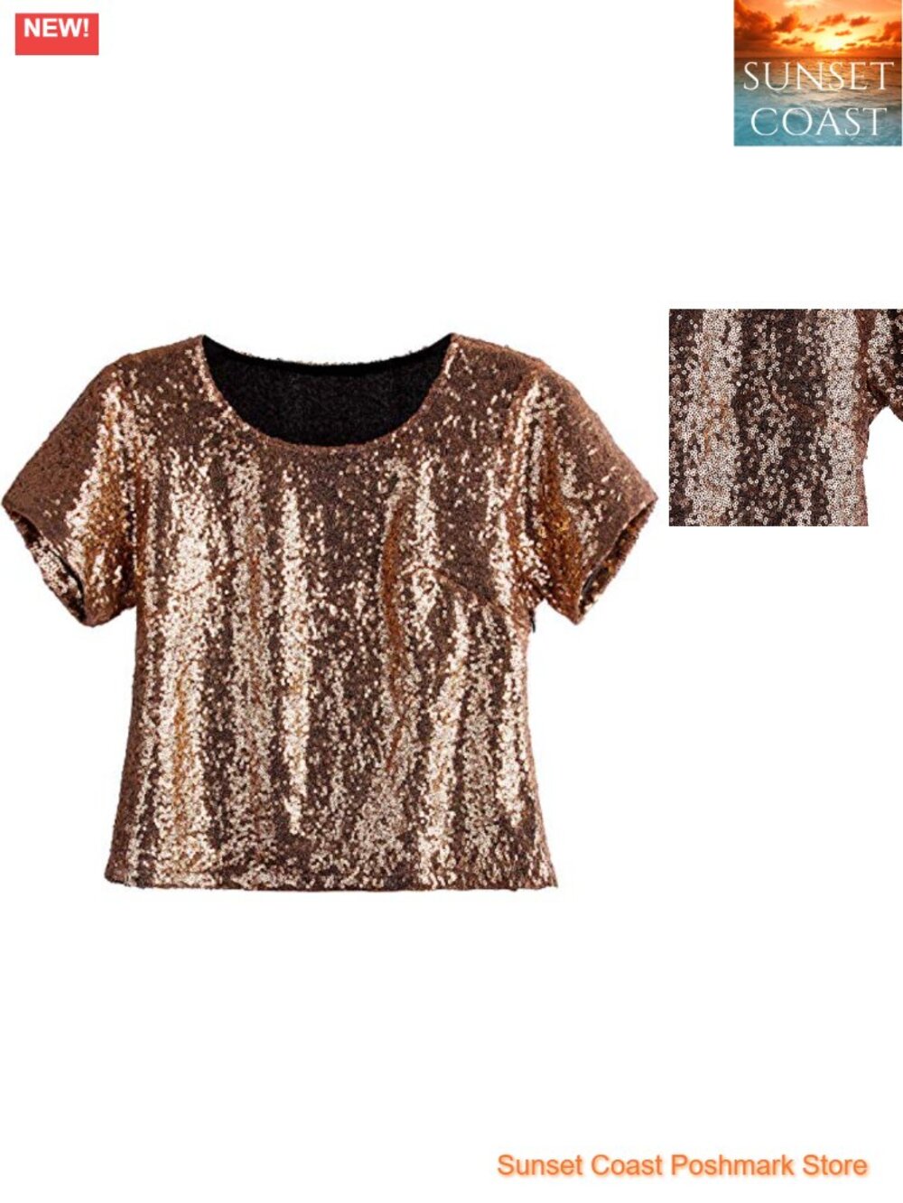 Sequin Tunic Top Loose Sleeves Sparkly Party Bridesmaid Sequined Shimmer